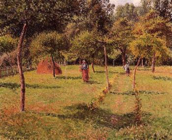 Camille Pissarro : Enclosed Field at Eragny